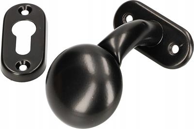 Knob, Handle for the Gate FRT + Plate, Insert, Black Lacquer