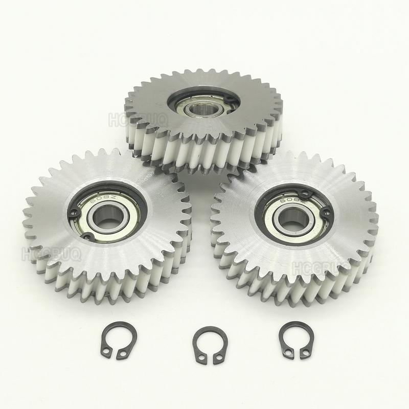 47.5x12mm Oblique Planetary Gear 35 Teeth Helical Gear With 8mm Bearings E-bike Nylon and Steel Gear For Electric Bike Hub Motor 8mm
