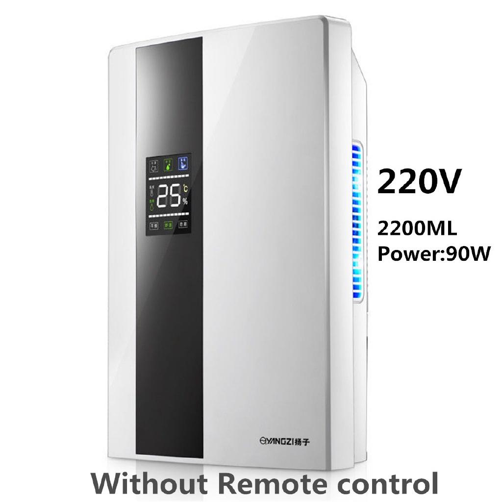 90W 2000ML Dehumidifier Home Moisture Absorber Dryer Air Basement Mute LED Smart Touch External Water Pipe Remote Control Timing
