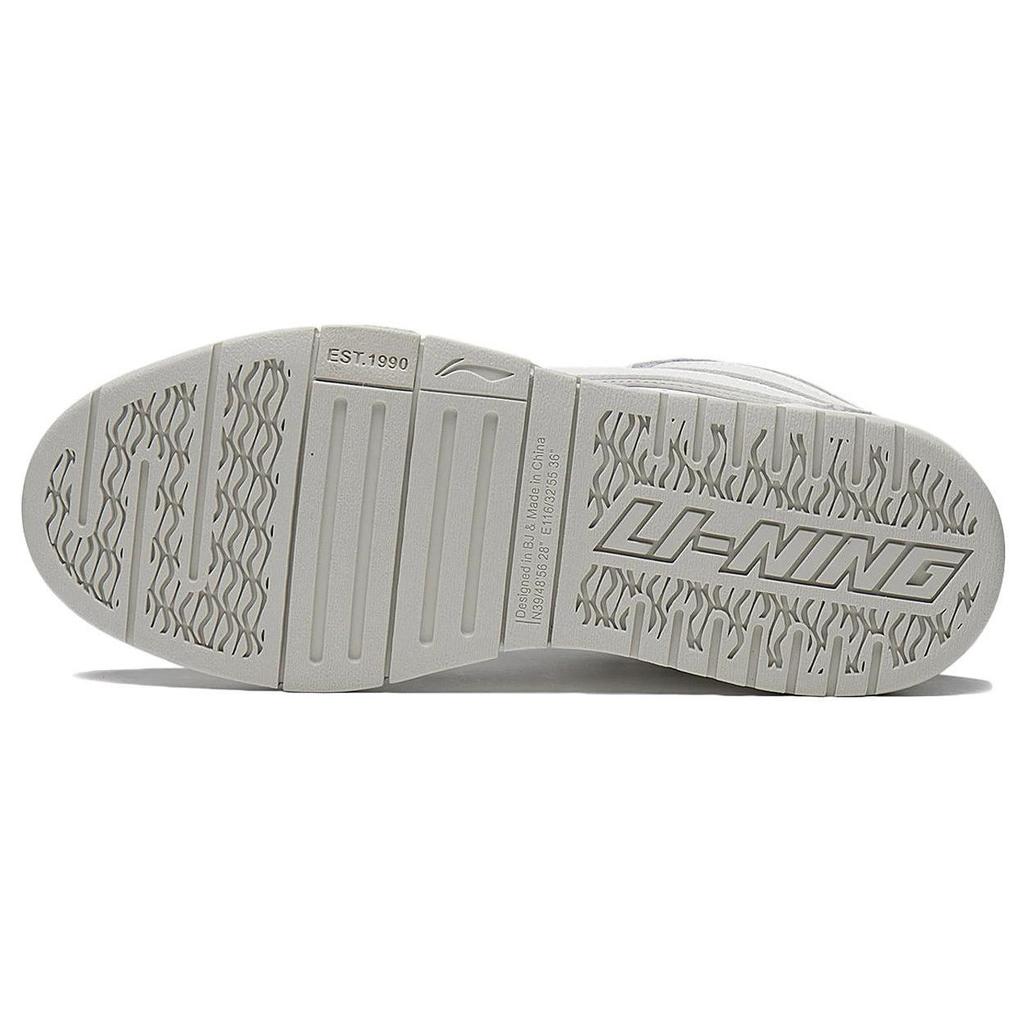 Li Ning Wave PRO Synthetic Leather Slip Resistant Abrasion Resistant Low Top Skateboard Shoes Women's AECT026-2