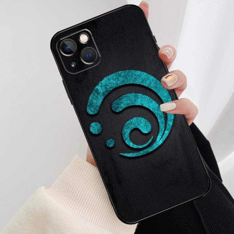 Genshin Impact Elements Phone Case For iPhone 17 Pro Max 16 15 14 11 12 13 Pro Max Mini 15 16 Plus 16e 17 Air Cover
