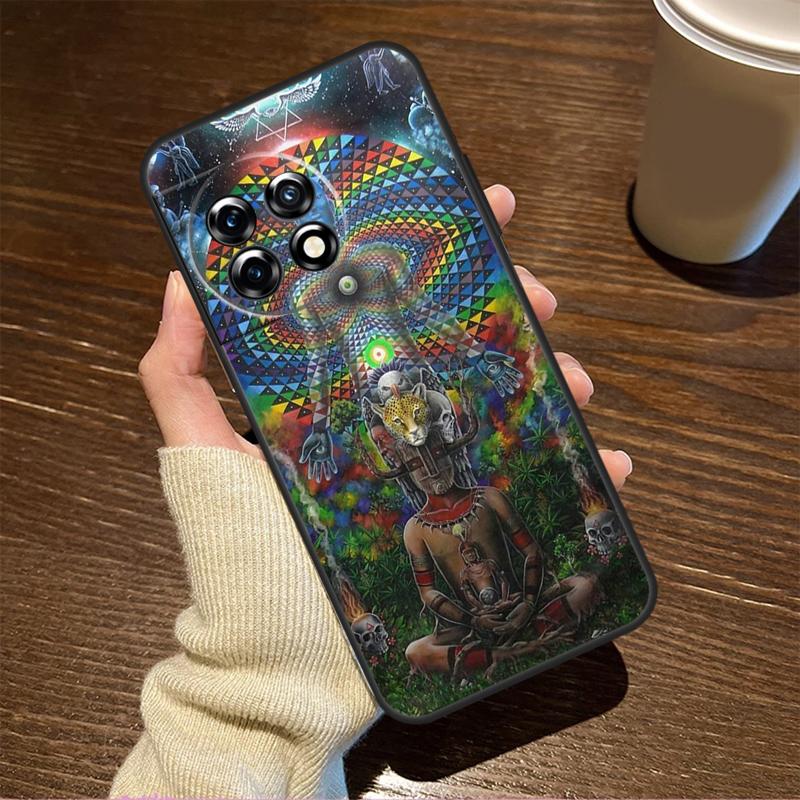 Spiritual Trippy Psychedelic Case For OnePlus 13T 10T 8T 10R 13R 15 R 13 12 11 9 10 Pro Nord CE 5 2 3 4 Lite N20 N30 Cover