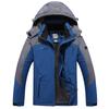 Men's Winter Windproof Fleece-Lined Cotton Jacket - Thickened Outerwear for Outdoor Cold-Weather Protection
