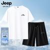 JEEP SPIRIT Men's Summer Quick-Dry T-shirt & Shorts Set