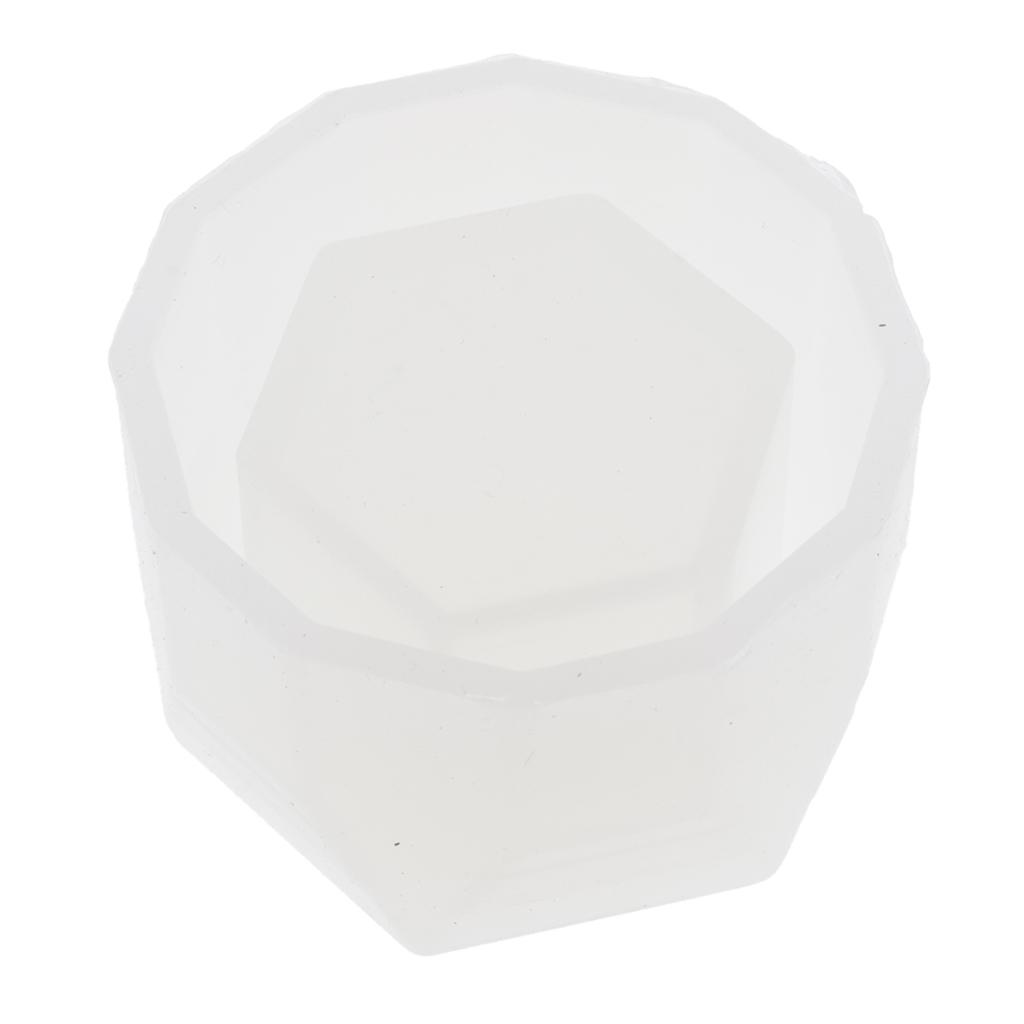 Silicone Mold Mould Flower Pot for Resin Jewelry Making Ornaments 8.5x3.4CM