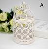 Bird Cage Decoration European Classic Romantic Candle Holders Wedding Hollow Candlestick Home