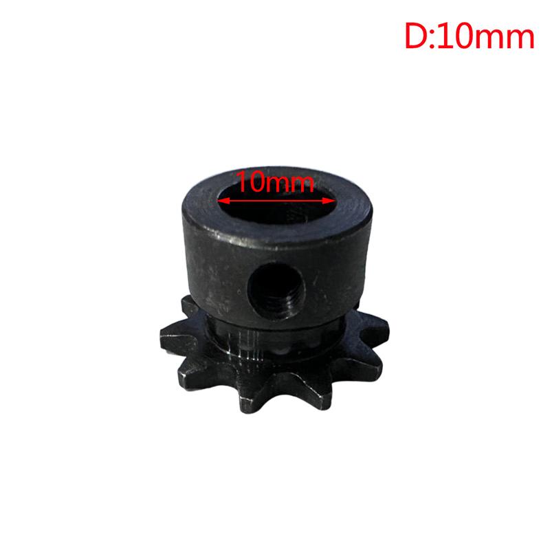 

Звездочка цепной передачи 04C с 10 зубами промышленная с верхним отверстием для провода 5/6/8/10Мм 10mm