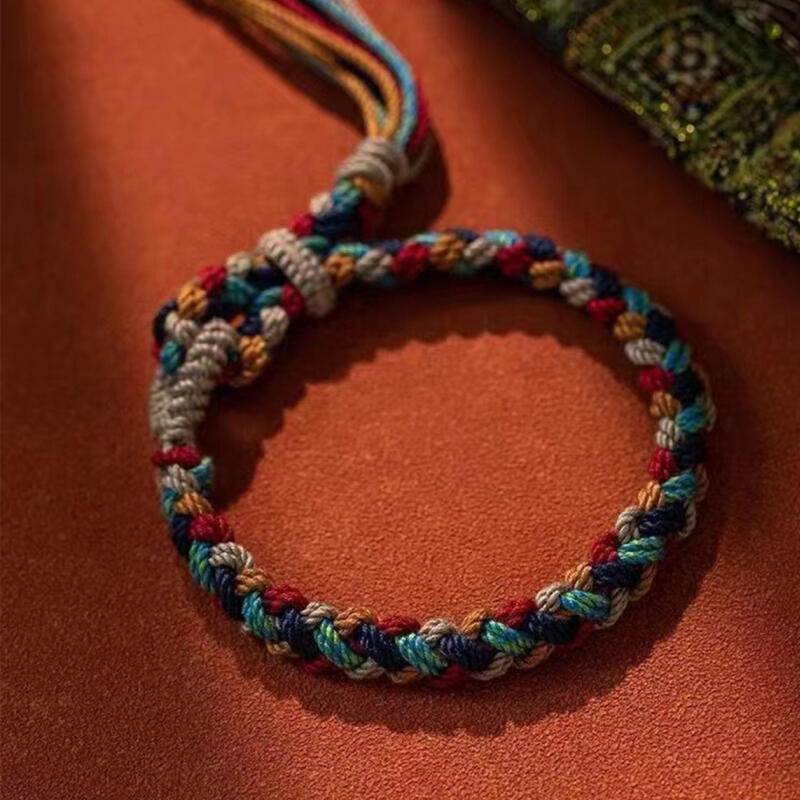Five-color Bracelet, Buddhist Goods, Accessories, Supplies, Sesa, Five-color Thread Bracelet