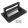 Door Concealed Handle Slotted Buckles Furniture Handles Wardrobe Push Pull Hide Kitchen Cabinet Knob