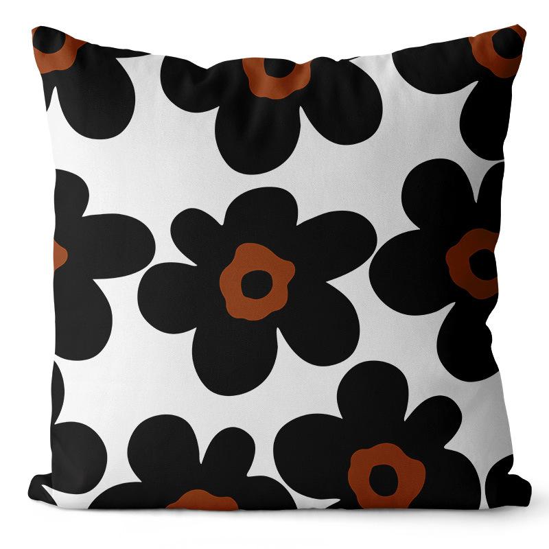 Orange Nordisch Schlicht Grün Geometrisches Kissen Elch Zebra Muster Kissen Büro Wohnzimmer Sofa Rückenlehne