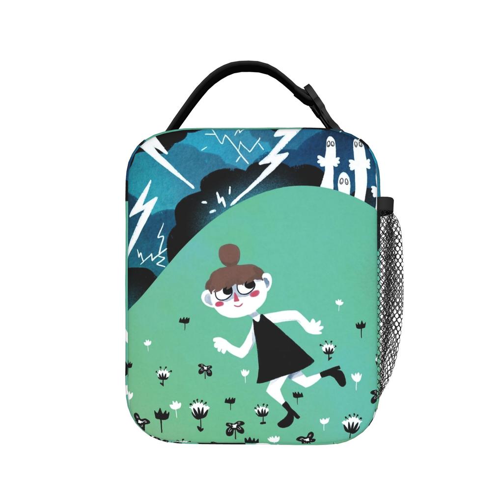 MOOMINS Inspired Insulated Lunch Bags Portable Reusable Thermal Bag Tote Lunch Box Office Outdoor Men Women