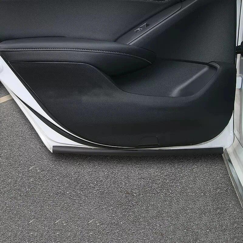 For Honda Accord X 10th 2018    2022 Anti Kick Pad Car Door Protector Trim Film Shell Leather Accessories