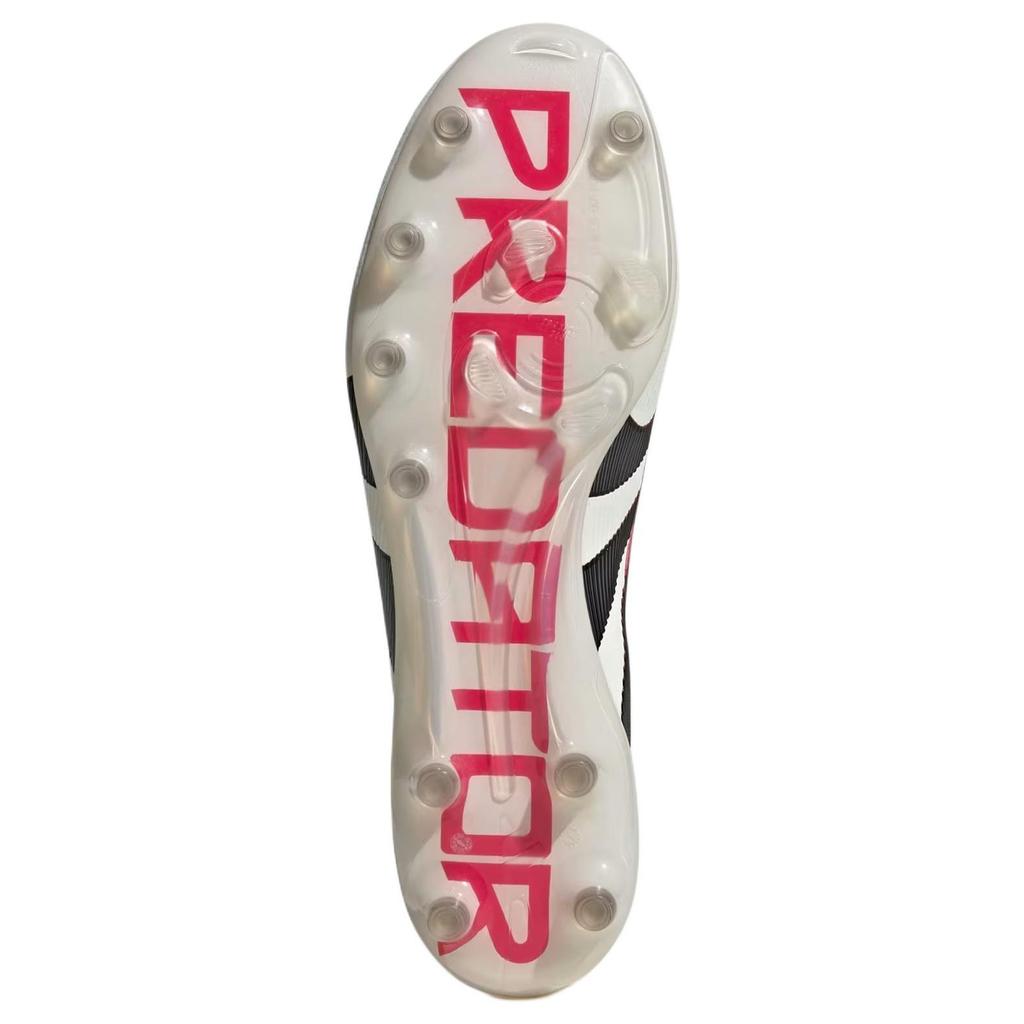 Adidas Predator Elite Comfortable Versatile Artificial Turf Rubber Non-Slip Durable Soccer Shoes Unisex Soccer Shoes Beige JI2081