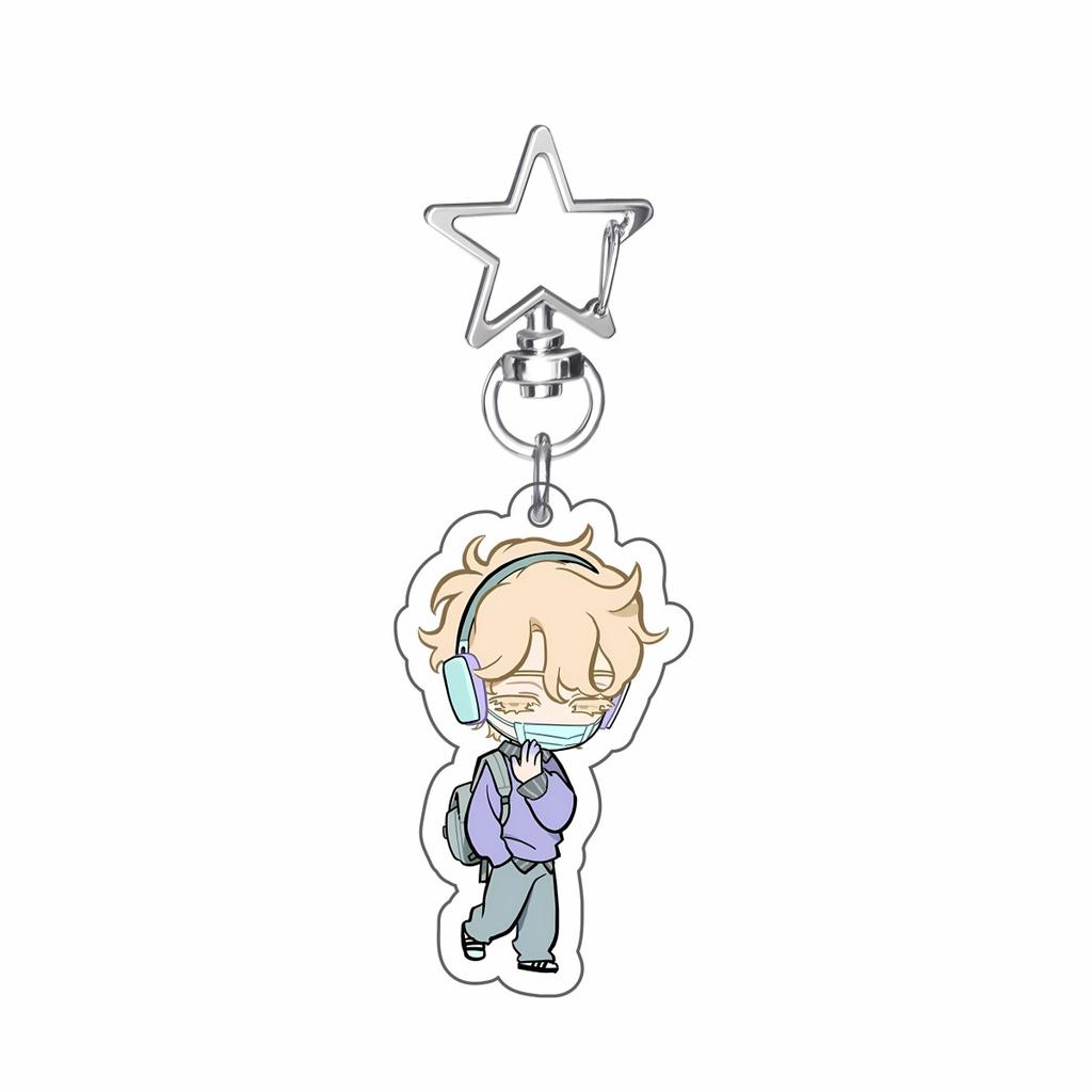 Anime ALIEN STAGE MIZI SUA TILL IVAN HYUNA LUKA Keychains Pendant Car Key Chain Acrylic Stand Fans Cosplay Accessories Gifts