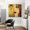 Gustav Klimt Kiss And Tears Gold Canvas Paintings On the Wall Art Posters And Prints Klimt Famous Art Pictures Home Wall Decor