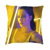 Martina Stoessel Model Cushion Cover for Sofa Soft TINI Argentine Singer And Composer Throw Pillow Case Bedroom Pillowcase