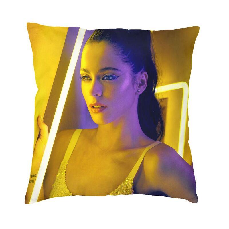 Martina Stoessel Model Cushion Cover for Sofa Soft TINI Argentine Singer And Composer Throw Pillow Case Bedroom Pillowcase