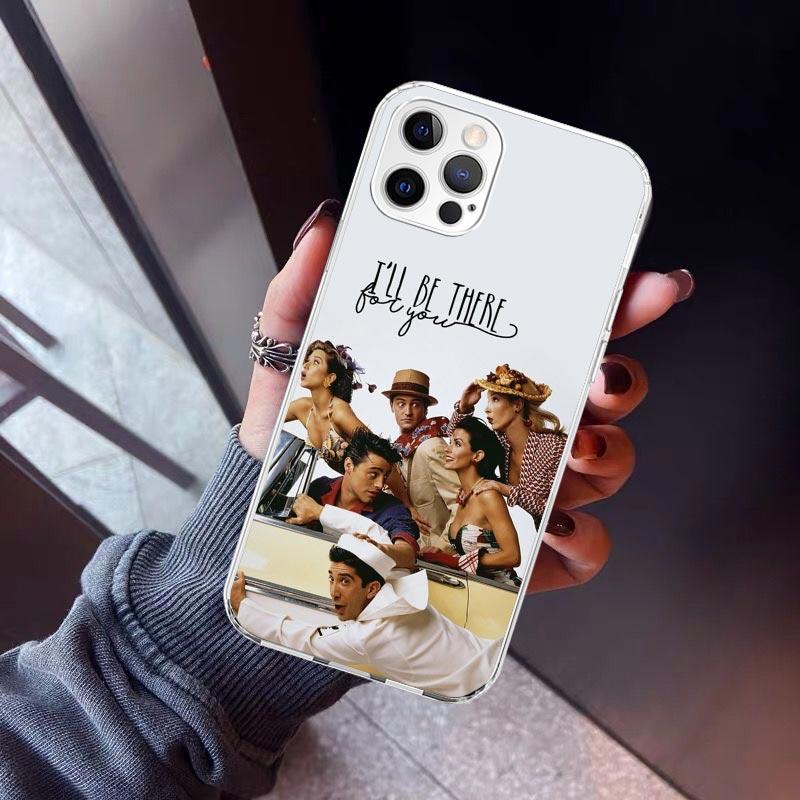 Friends Tv Show Funny Family Phone Case For iPhone 17 Air 16 15 Pro Max 14 Plus 13 Mini 12 11 Cover 7 8 SE Silicone Shell Print