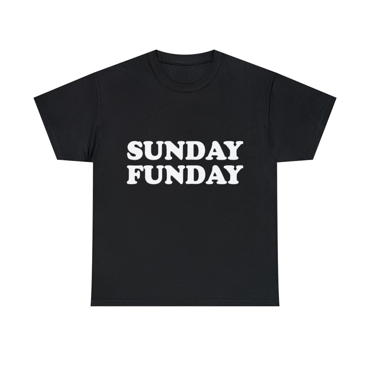 Sunday Funday Graphic Tee Shirt, S-5XL XXXL