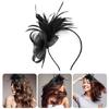 1920s Mesh Flower Hairhoop Fascinator Costume Headband Dancing Party Headdress