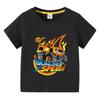 Kinder Baumwoll-T-Shirt Serie Rasante Geschwindigkeit Blaze und die Monster-Maschinen Cartoon Lustiger Druck Kinder Jungen Kurzarm-T-Shirts