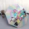1pc Hello Kitty Rainbow Friends Umbrella with Plastic Handle,Suitable for All Seasons Home Travel Outdoor UmbrellaM1343