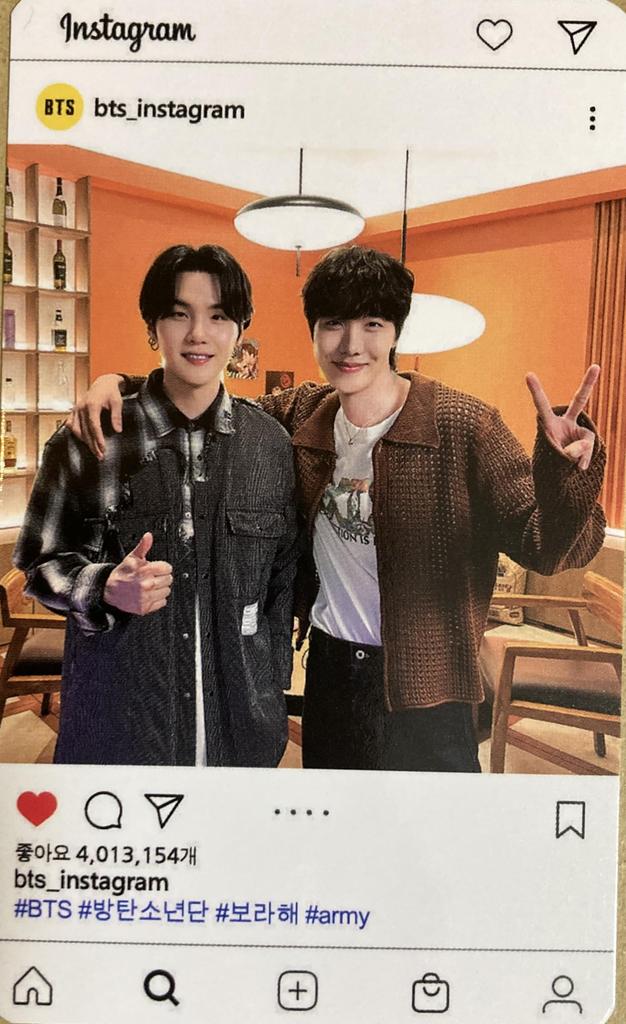 BTS Photo Card Set 60 (Instagram Cards 30 + Photo Cards 30), Purple Box