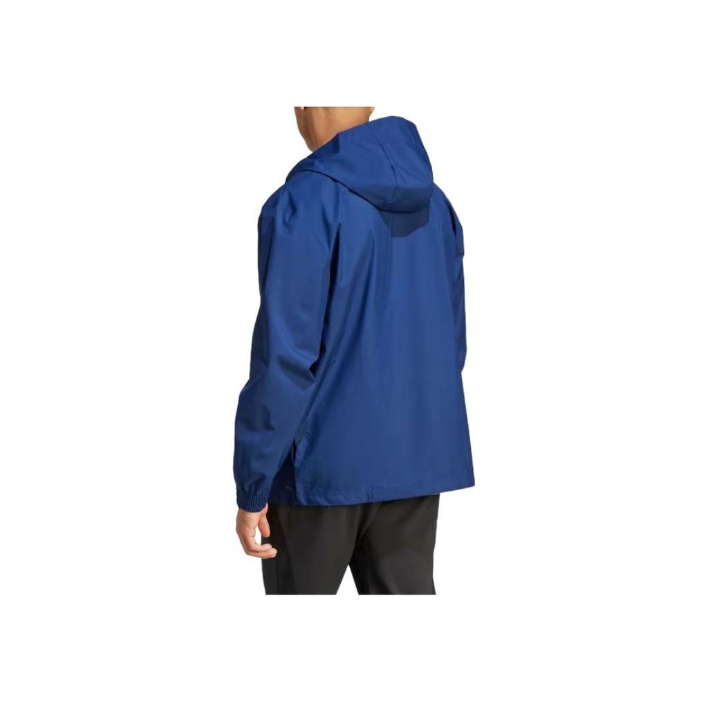 Adidas Zip-Up Hoodie Casual Sport Jacket Men Outerwear Navy-Blue IK4011