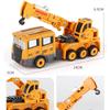 Engineering Truck Vehicle Excavator Bulldozer Crane Car City Construction Toy for Children Boys Gift