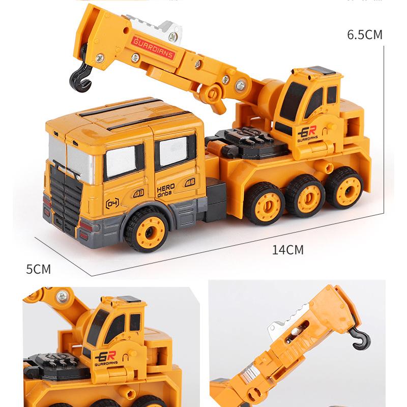 Engineering Truck Vehicle Excavator Bulldozer Crane Car City Construction Toy for Children Boys Gift