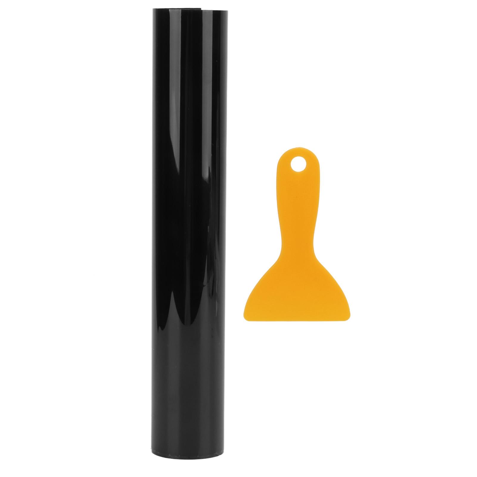 

Universal 20x150cm Car Window Tint Film UV Block Windshield Sun Visor Strip with Scraper чорний