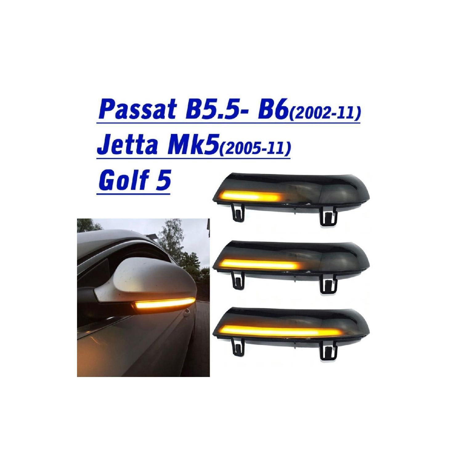 

Passat B6 Jetta Scirocco Golf 5 Зеркало с поворотной светодиодной подсветкой (динамический сигнал)