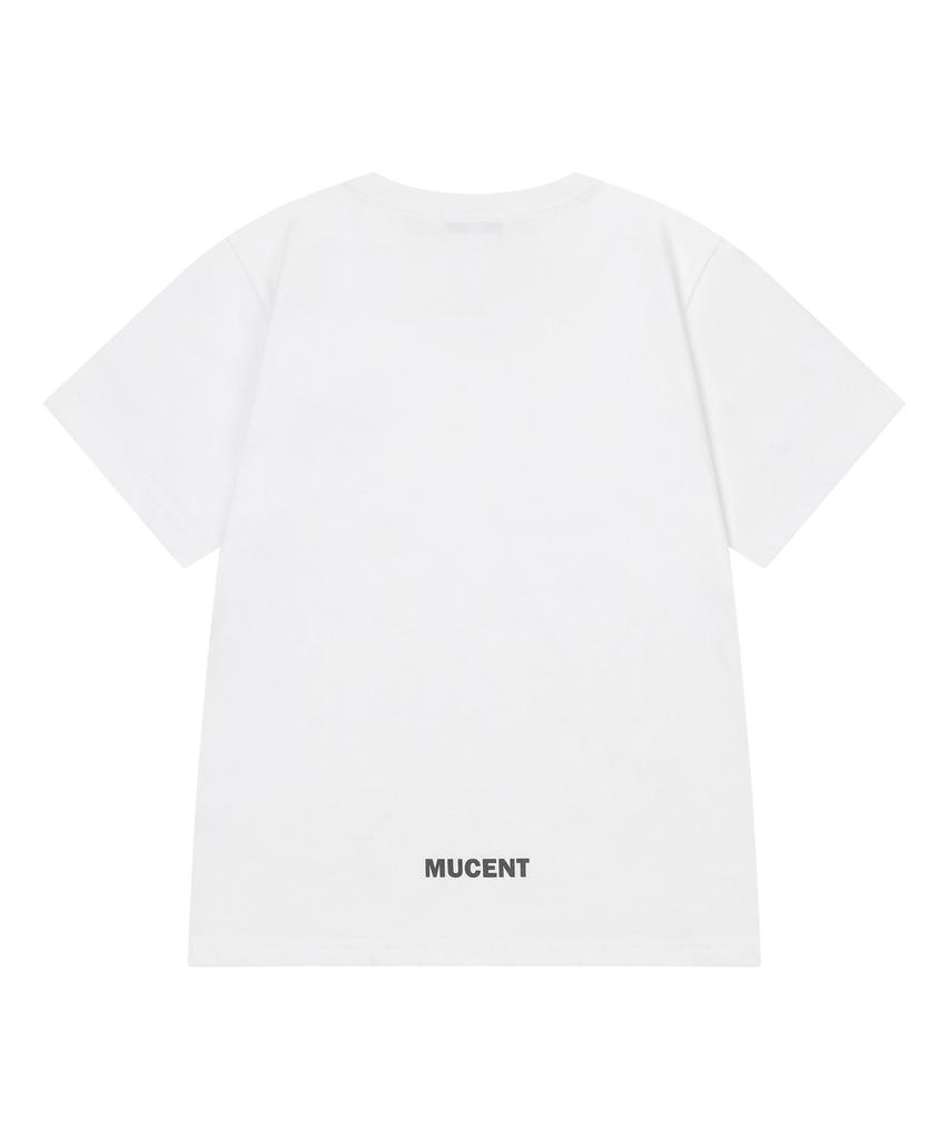 MUCENT Sierra Leopard Heart Small Logo Short Sleeve T-Shirt (2 Colors)