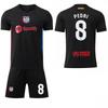 2024-25 Barcelona White Away Jersey #9 Lewandowski #19 Yamal Football Jerseys