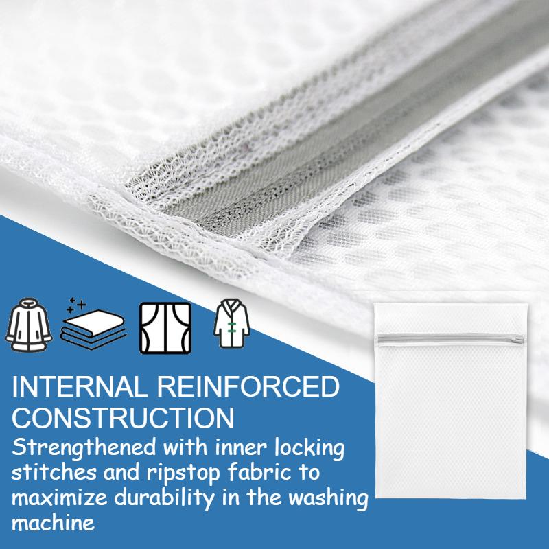 Honeycomb Mesh Laundry Bags For Delicates,Net Fabric Durable And Reusable Delicate Wash Bag Travel Organization Bag For Lingerie