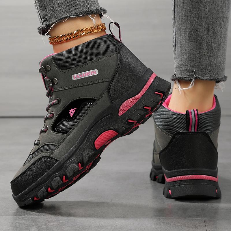 Women Boots Waterproof Outdoor Hiking Boots Women's Safety Work Shoes Walking Sneakers Non Slip Ankle Boots Botas