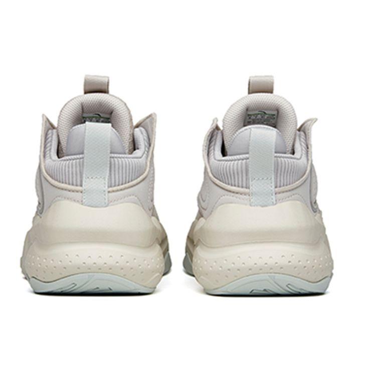 Anta Weifeng 2 Comfortable Versatile Shock Absorbing Non-Slip Wear-Resistant Mid-Top Dad Shoes Men Sneaker Gray 112148080-1
