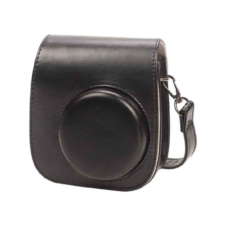 Lightweight Protective Case PU Leather Camera Case Wear Resistant Solid Color Protective with Shoulder Strap for Mini 12