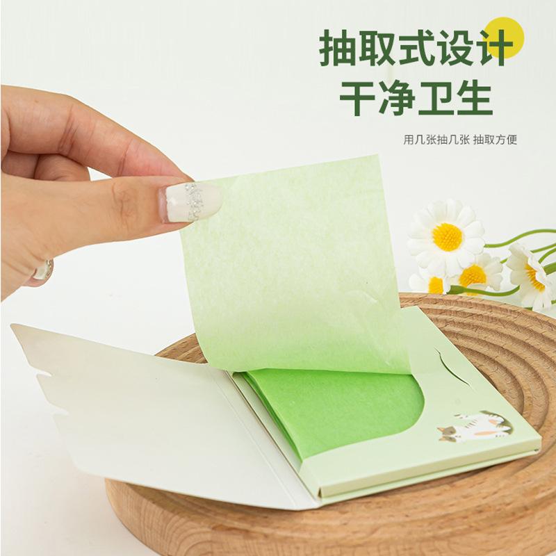 Pcs Portable Scented Facial Oil Blotting Papers