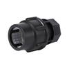 PE Pipe Black Straight Reducing Connector 20/25/32/40/50mm Tube Fitting 1/2" 3/4"1"1.2"1.5"Female/Male Thread Irrigation Adapter