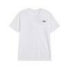 Li-Ning Letter Logo Printed Round Neck Loose Comfortable Casual Short Sleeve T-Shirt Unisex Tops White AHSVA55-2