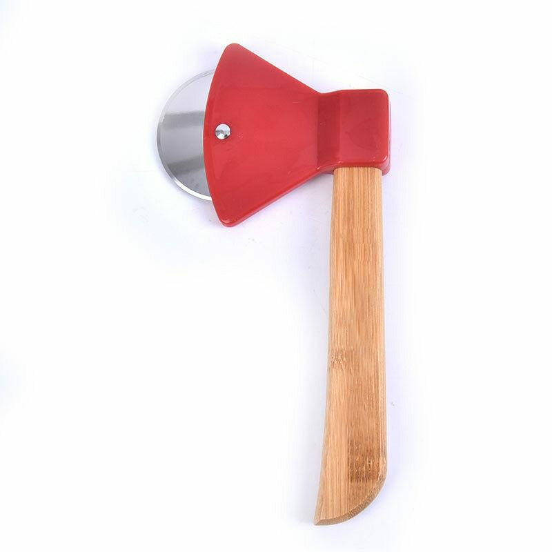 Personalised Bamboo Hand Pizza Cutter Christmas Gift Idea for Mum Her Him Man