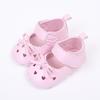 Newborn Infant Baby Girls Crib Shoes Soft Sole Anti-slip  Bowknot Shoes