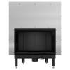 Steel Fireplace KRATKI NADIA 12 kW Ø 200 Lift-up Black Thermotec