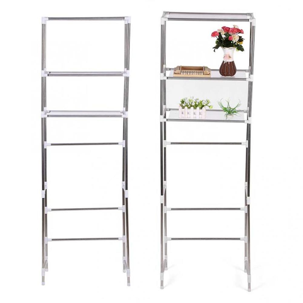Storage Rack Over Toilet Laundry Washing Machine Bathroom 3‑Tier Shelf Unit   165*53cm