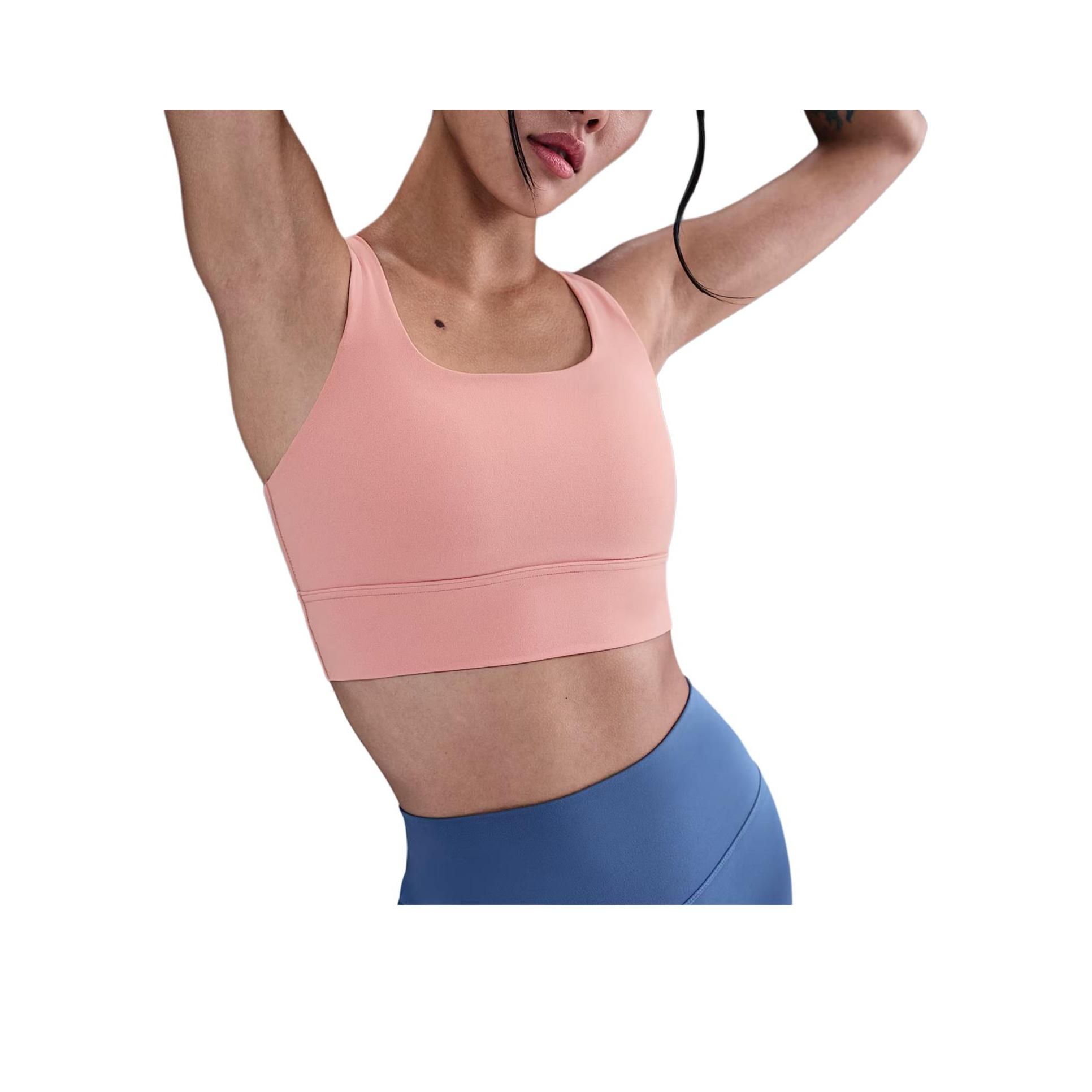 

Nike Zenvy Dri-FIT Medium Support Padded Quick-Dry Breathable Long Sports Bra Women underwear DO6620-685 M