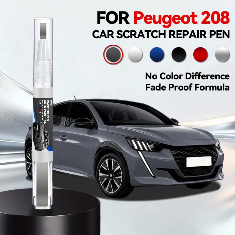 

For Peugeot 208 2012-2025 B21 P21 Paint Repair Pen Touch Up Scratch Remover DIY Auto Accessories Black White Blue Gray yellow