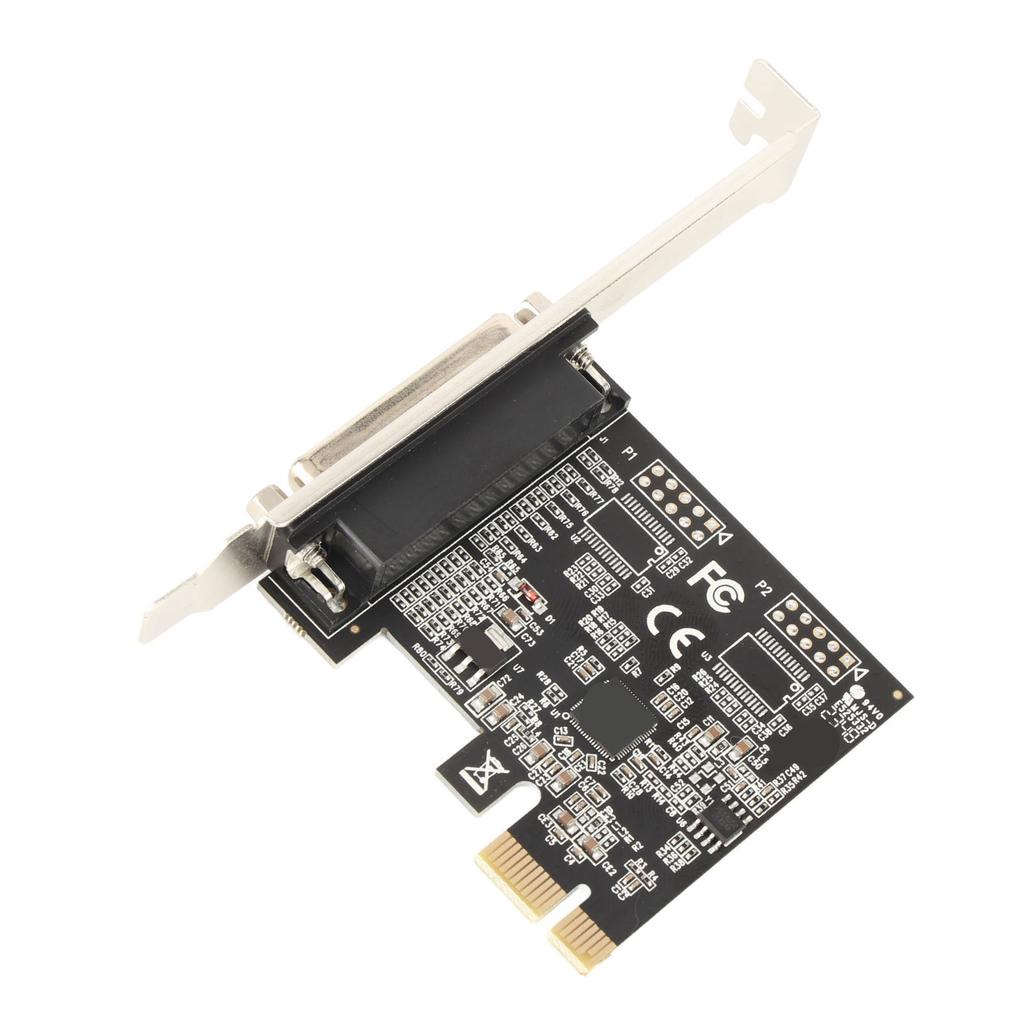 PCIE Expansion Card PCI Express 1X IEEE 1284 DB25 Parallel Port Printer Port Wide Applications Adapter Card