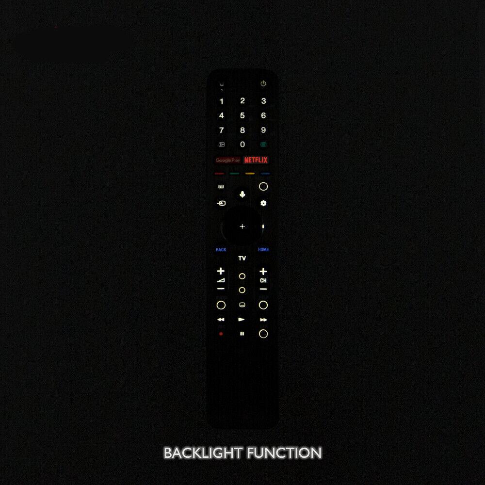 New RMF-TX611E For Sony Bravia Voice Bluetooth TV Remote Control With Backlight XR-55A90J XR-65A90J XR-85Z9J KD-32W800 KD-32W820