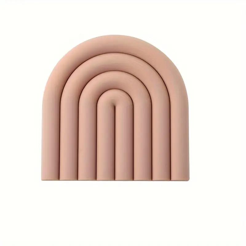 Multi-colored Cloud-shaped Coasters, Multi-functional Non-slip Heat-insulating Kitchen Mats, Silicone Tripods